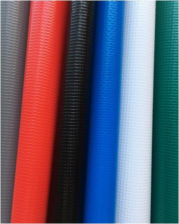 PVC單色夾網(wǎng)布